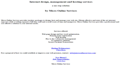 Desktop Screenshot of micro-online-services.com
